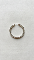Sterling Silver Hoop Earrings With Sculpted Twist